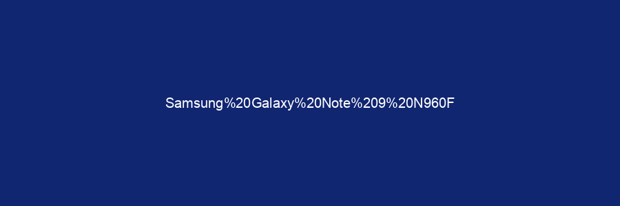 Samsung Galaxy Note 9 N960F